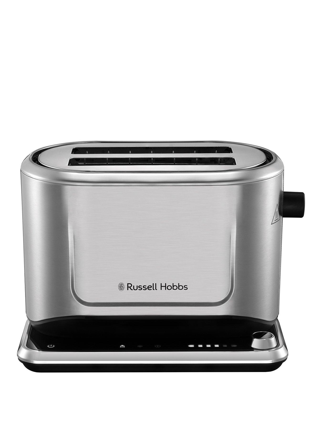 Russell Hobbs Attentiv 2-Slice Toaster 26210 with with Colour Sense Technology and Touch Screen Control