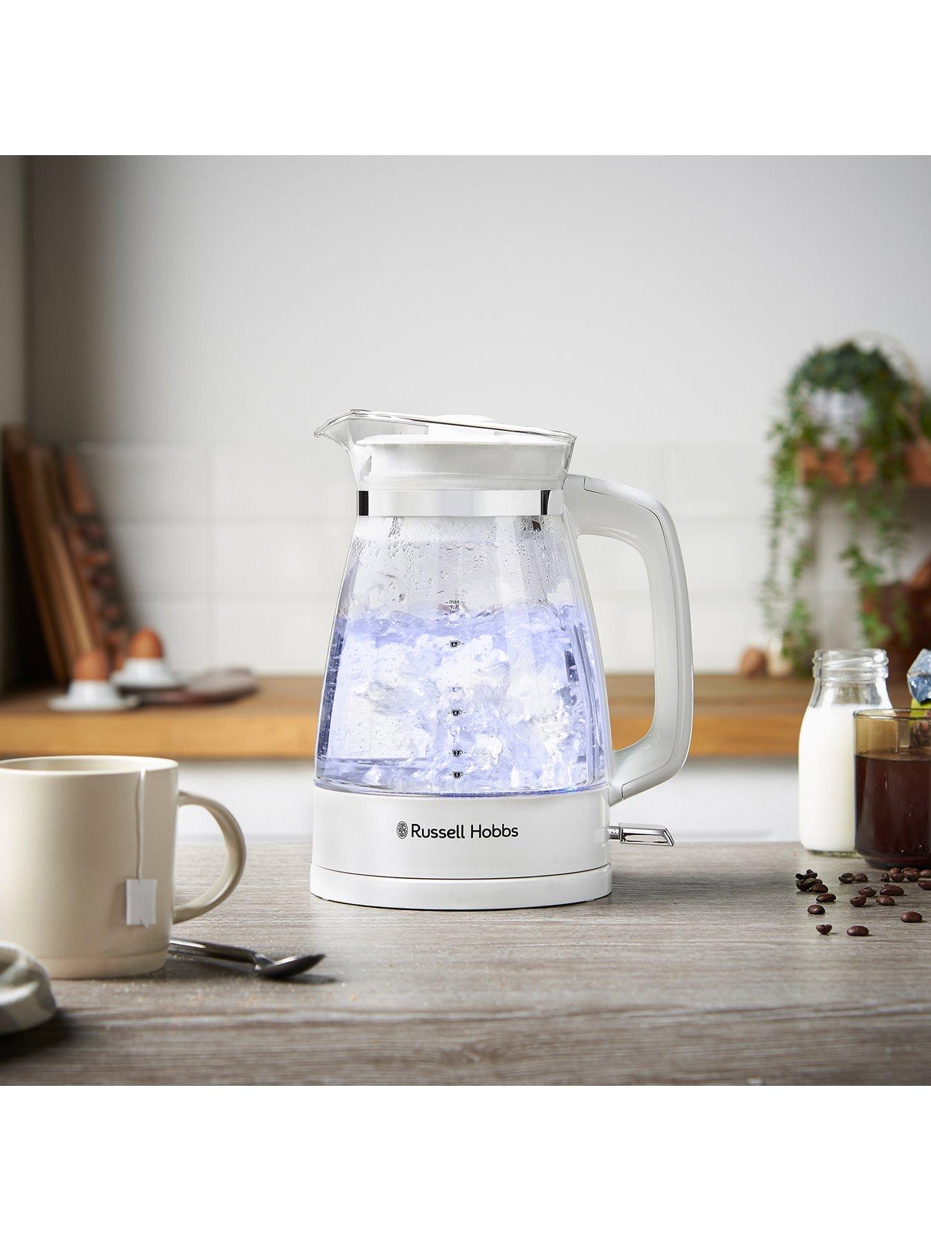 Russell Hobbs Classic Glass Kettle - White | Very