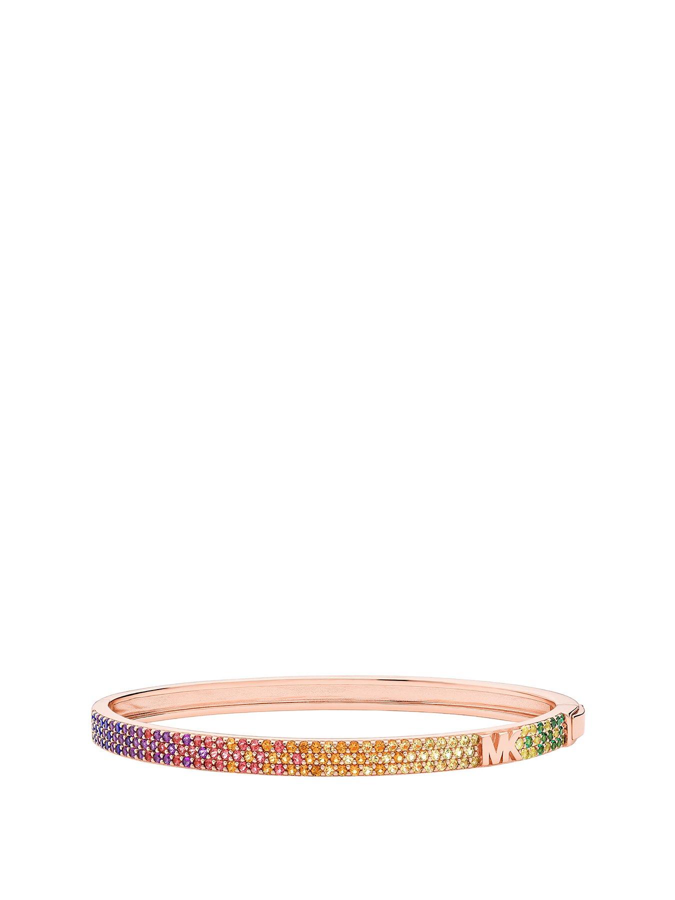 Michael Kors Pride Sterling Silver Ladies Bangle - Multi 