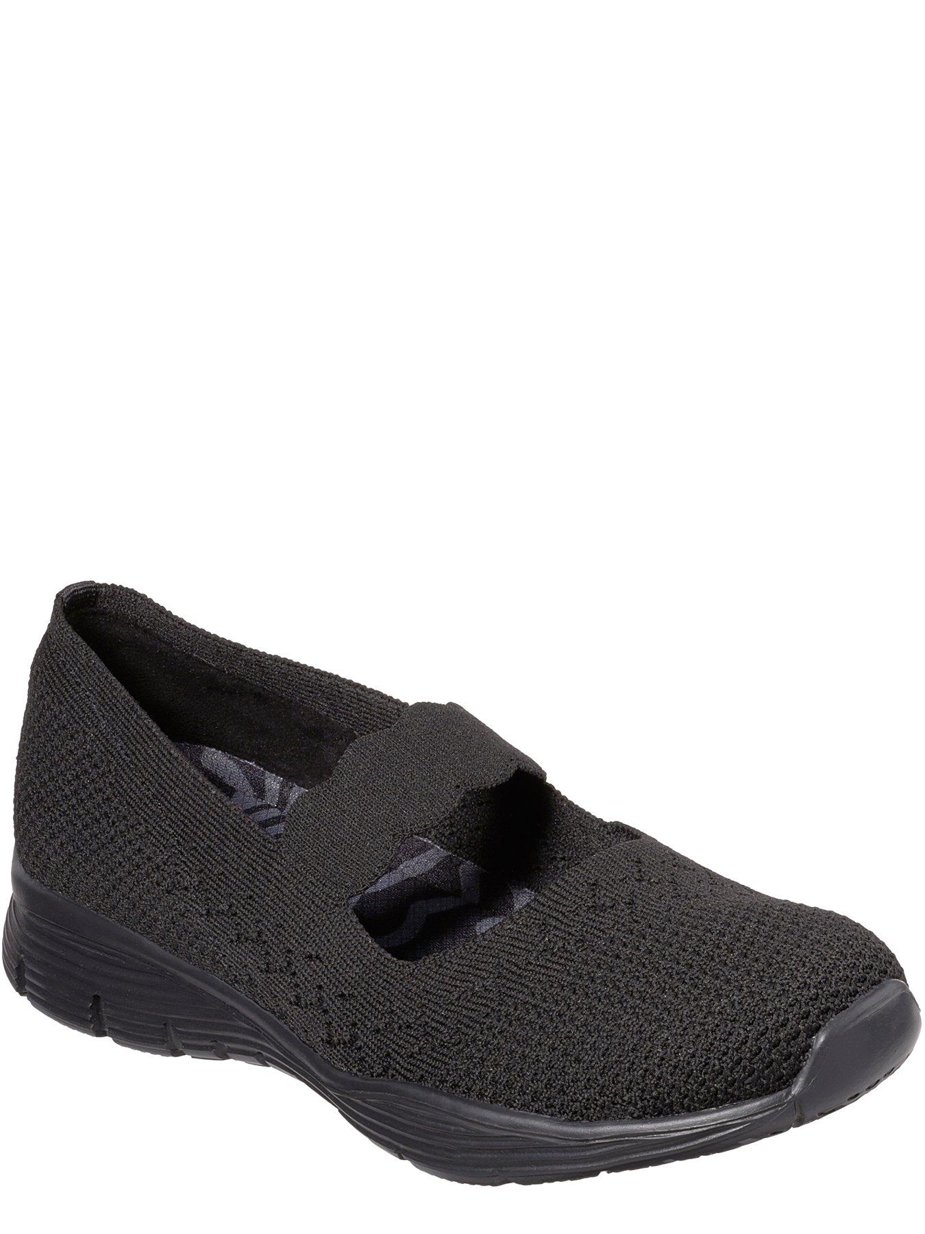 Skechers wide fit hot sale memory foam womens