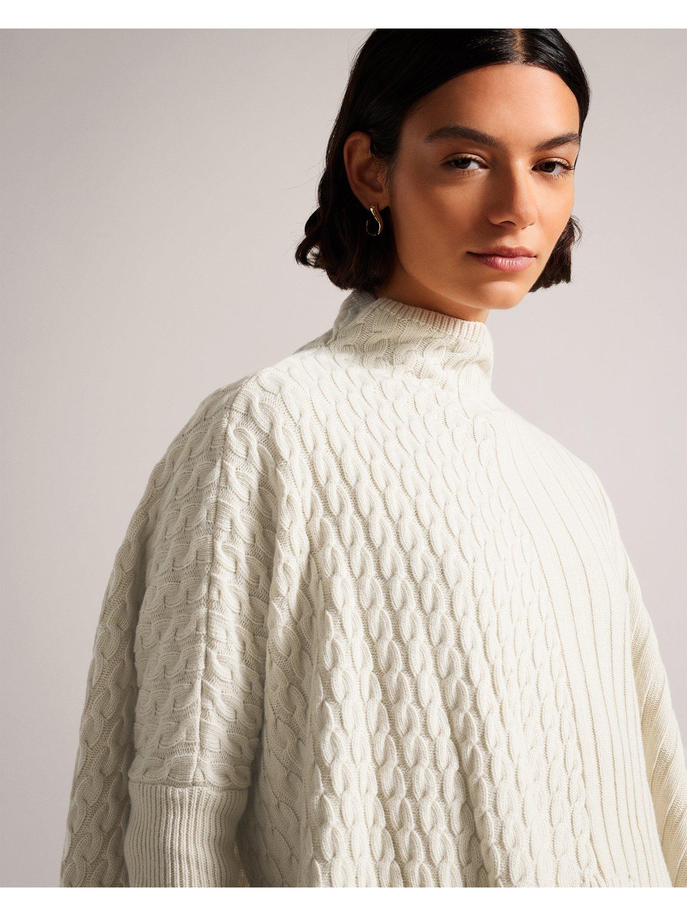 Ted Baker Joilla Funnel Neck Jumper Camel Very.co.uk