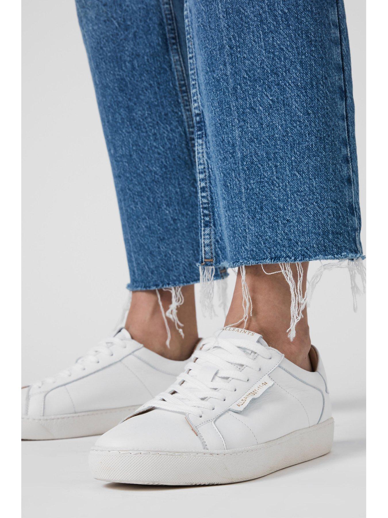 All saints sale white trainers