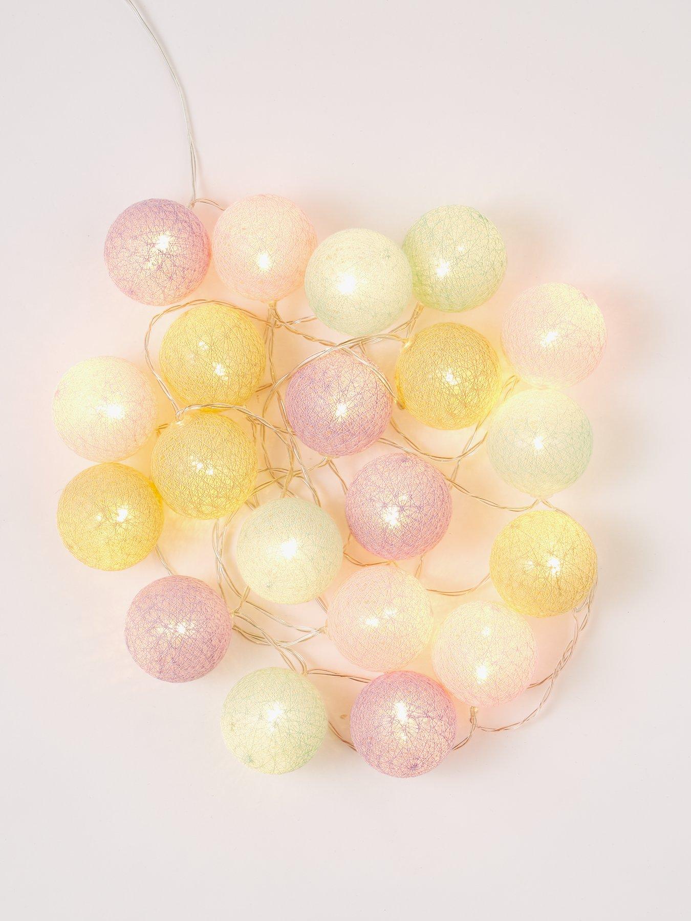 battery operated pastel lights