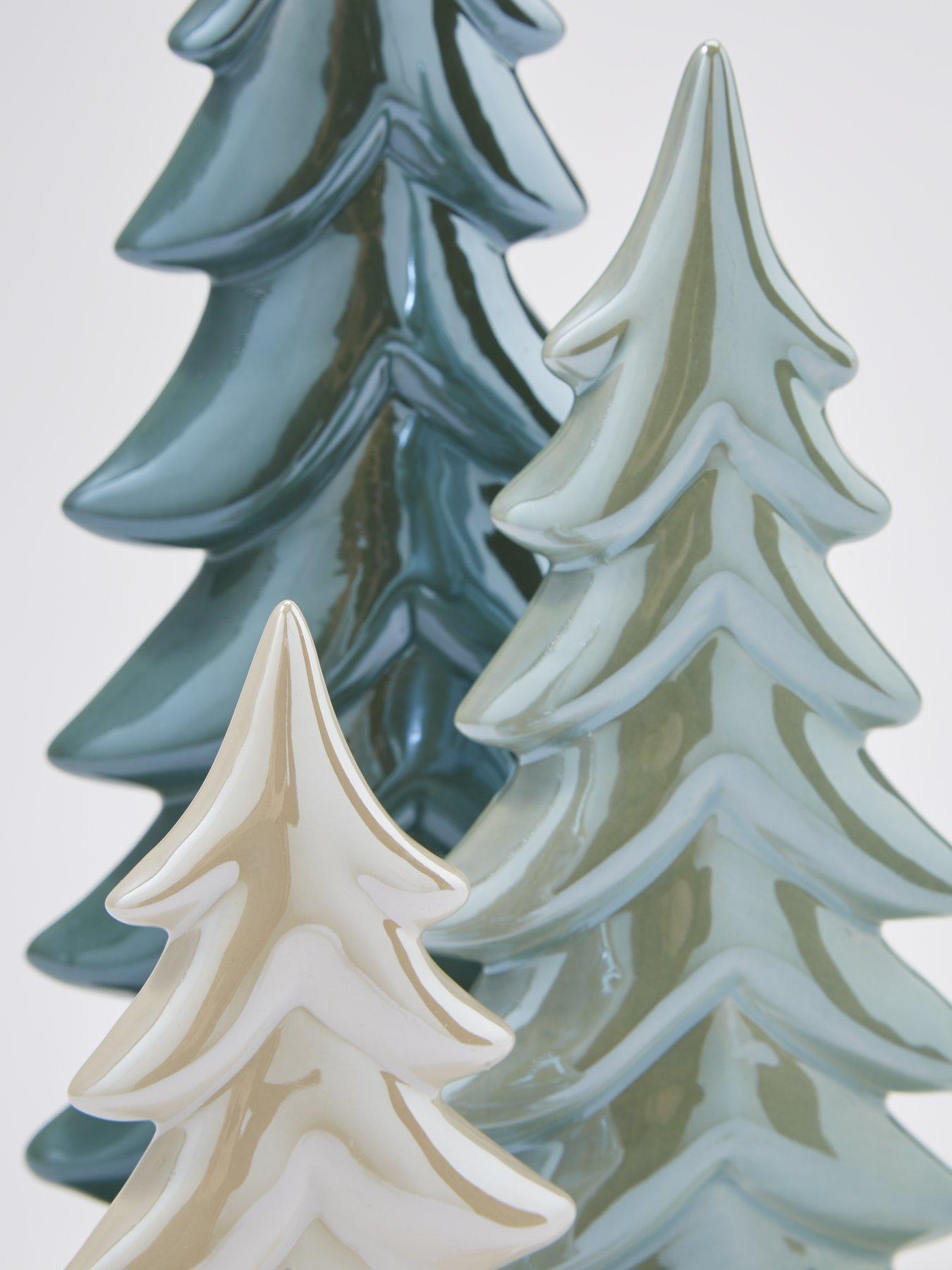 Very Home Set of 3 Ceramic Christmas Trees | Very.co.uk