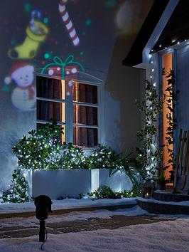 Product photograph of Christmas And Halloween Indoor Outdoor Projector Light from very.co.uk
