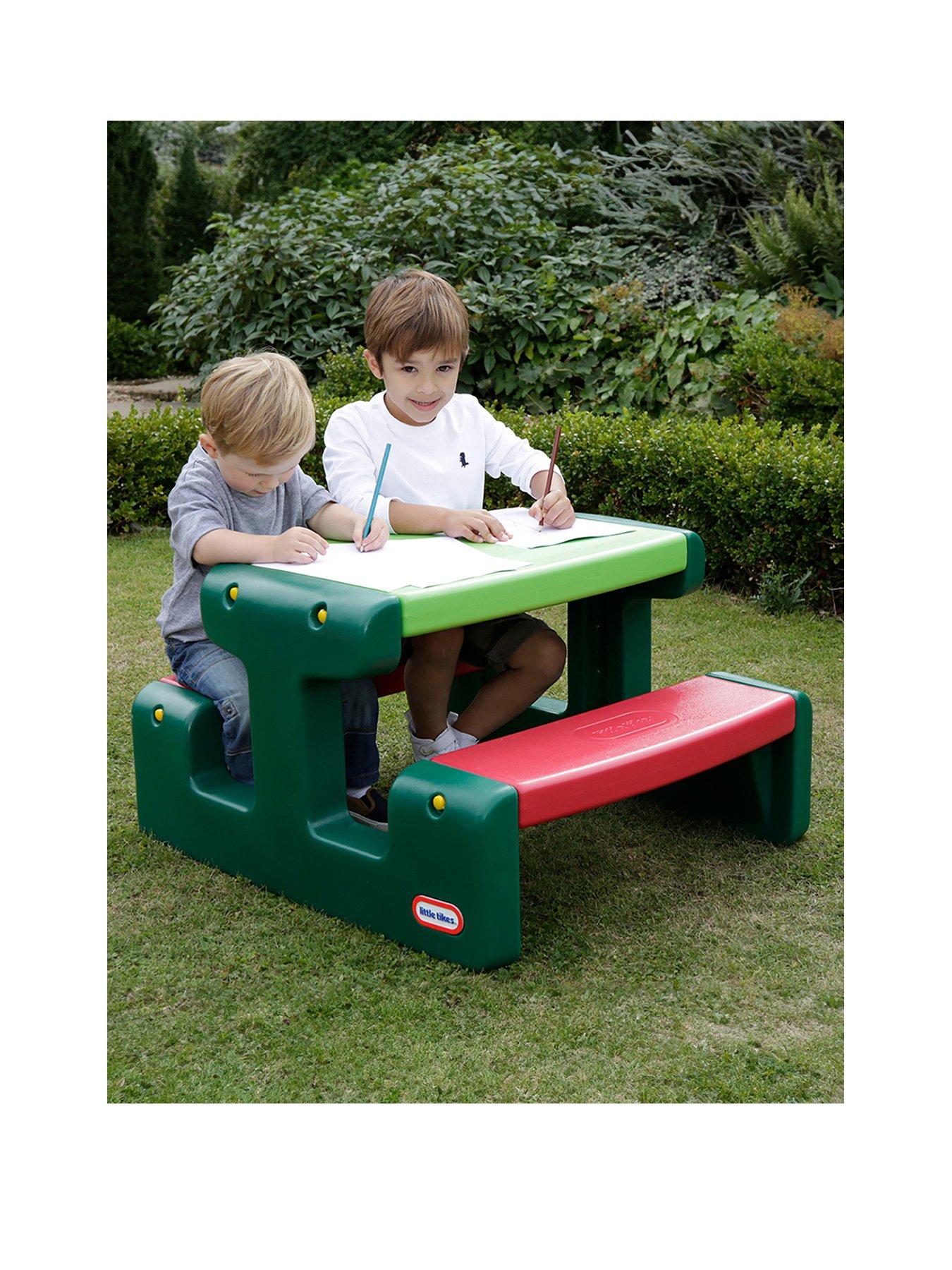 Product photograph of Little Tikes Junior Picnic Table from very.co.uk