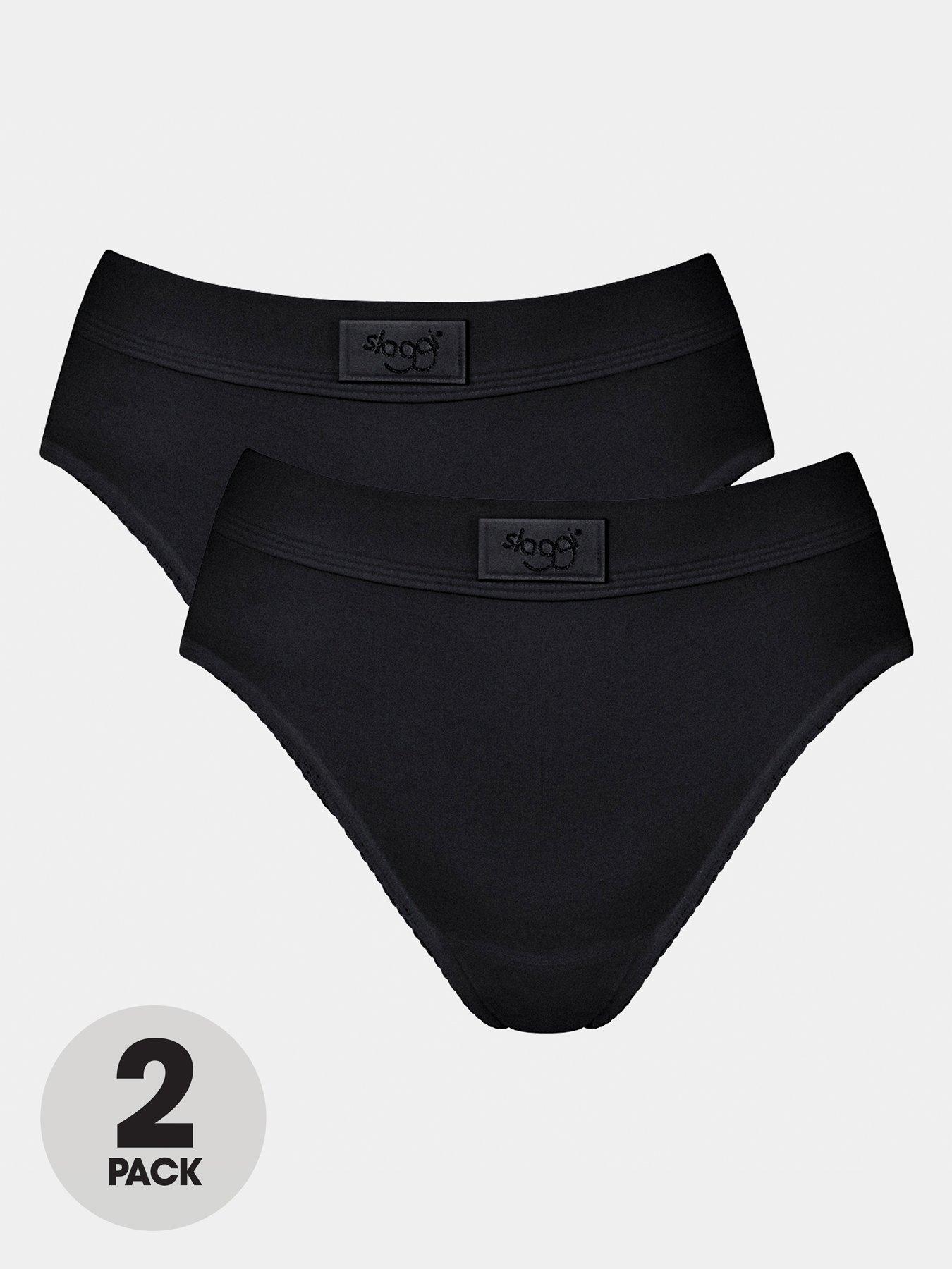 Sloggi Double Comfort Tai 2 Pack - Black