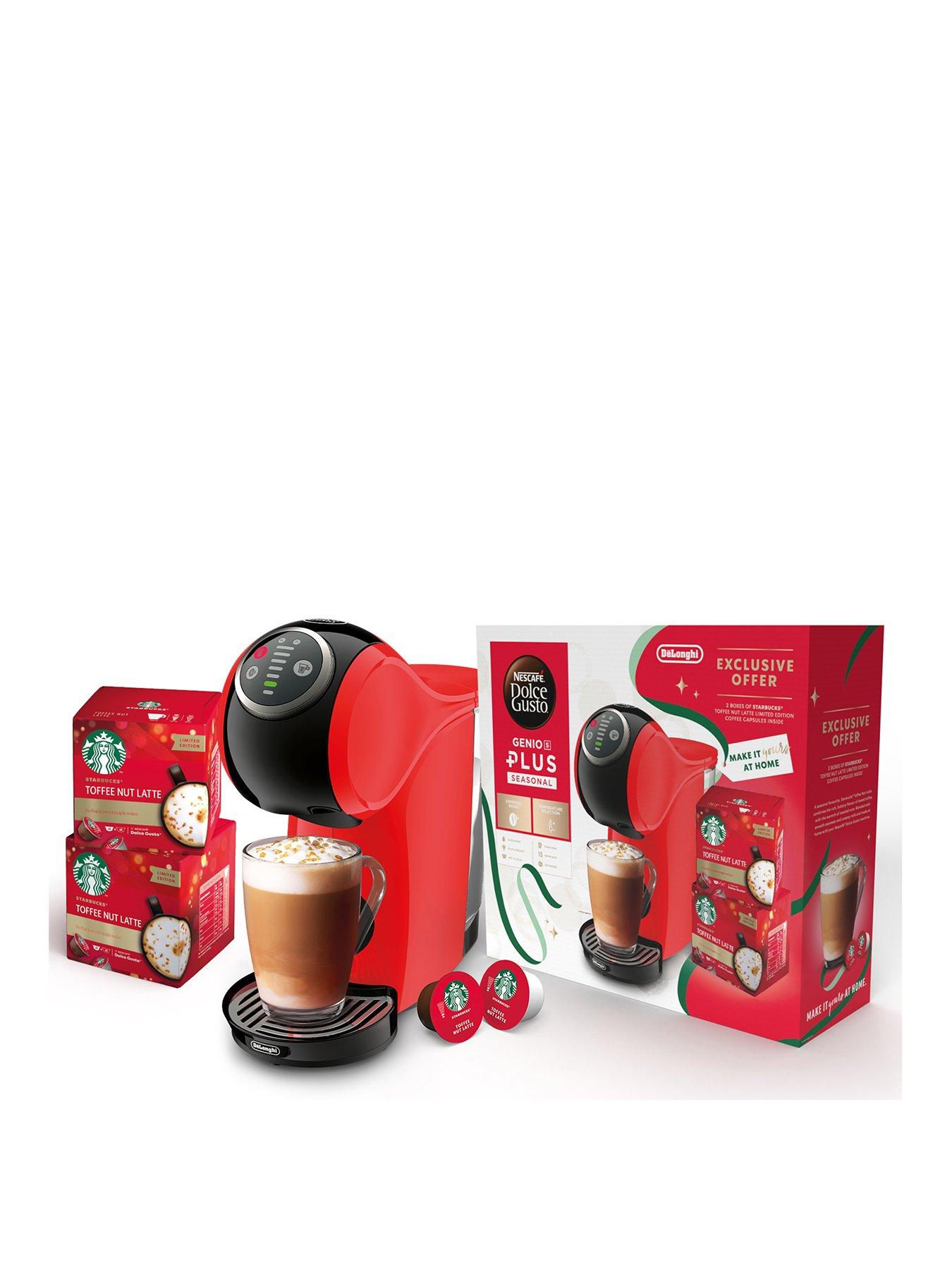DeLonghi Nescafé Dolce Gusto Infinissima Pod Capsule Coffee Machine,  Espresso, Cappuccino and more,1.2 Liters, EDG260.G, Black & Charcoal