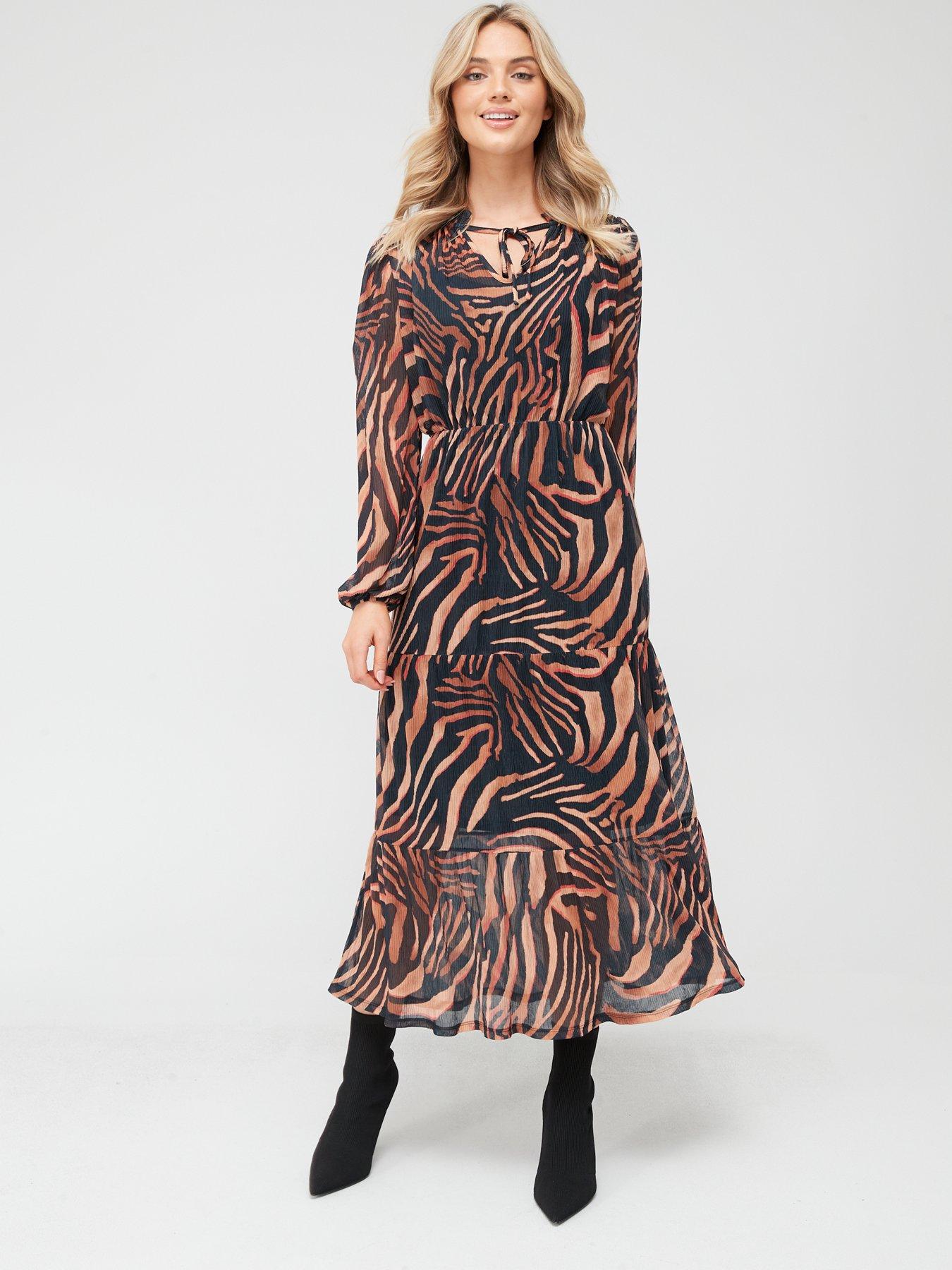 Very zebra outlet print dress