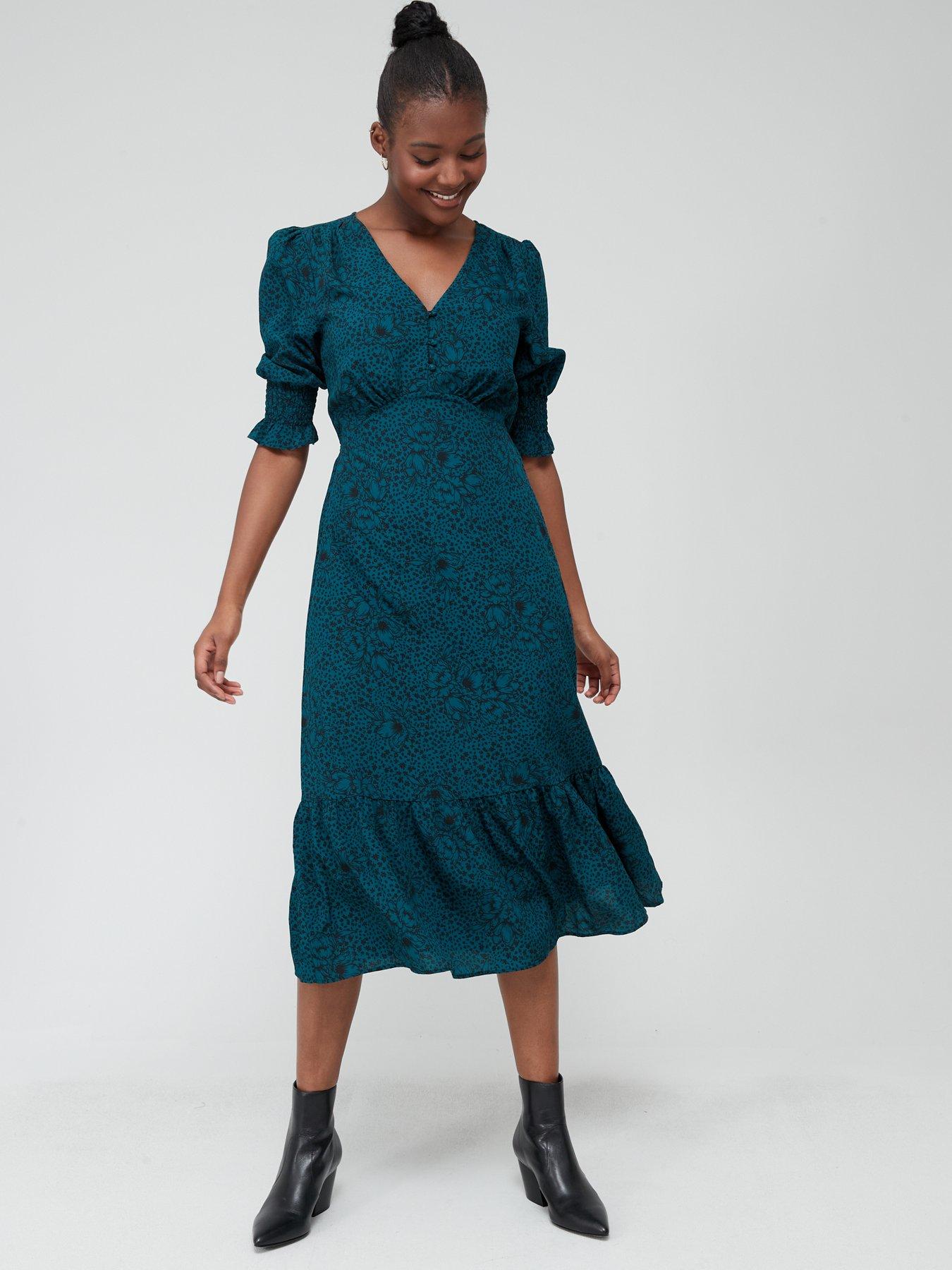 Blue | Midi Dresses | V by very 