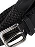  image of jack-jones-woven-belt-black