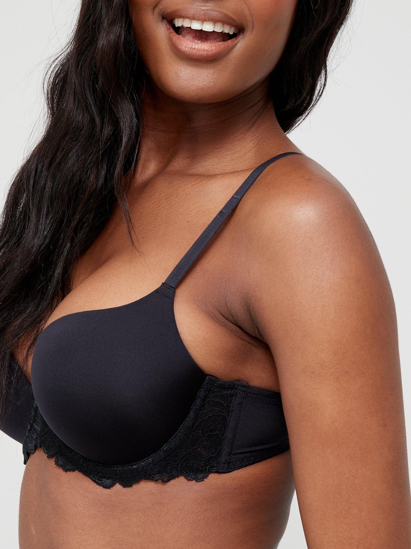 DORINA Claire Super Push Up Demi Bra Black