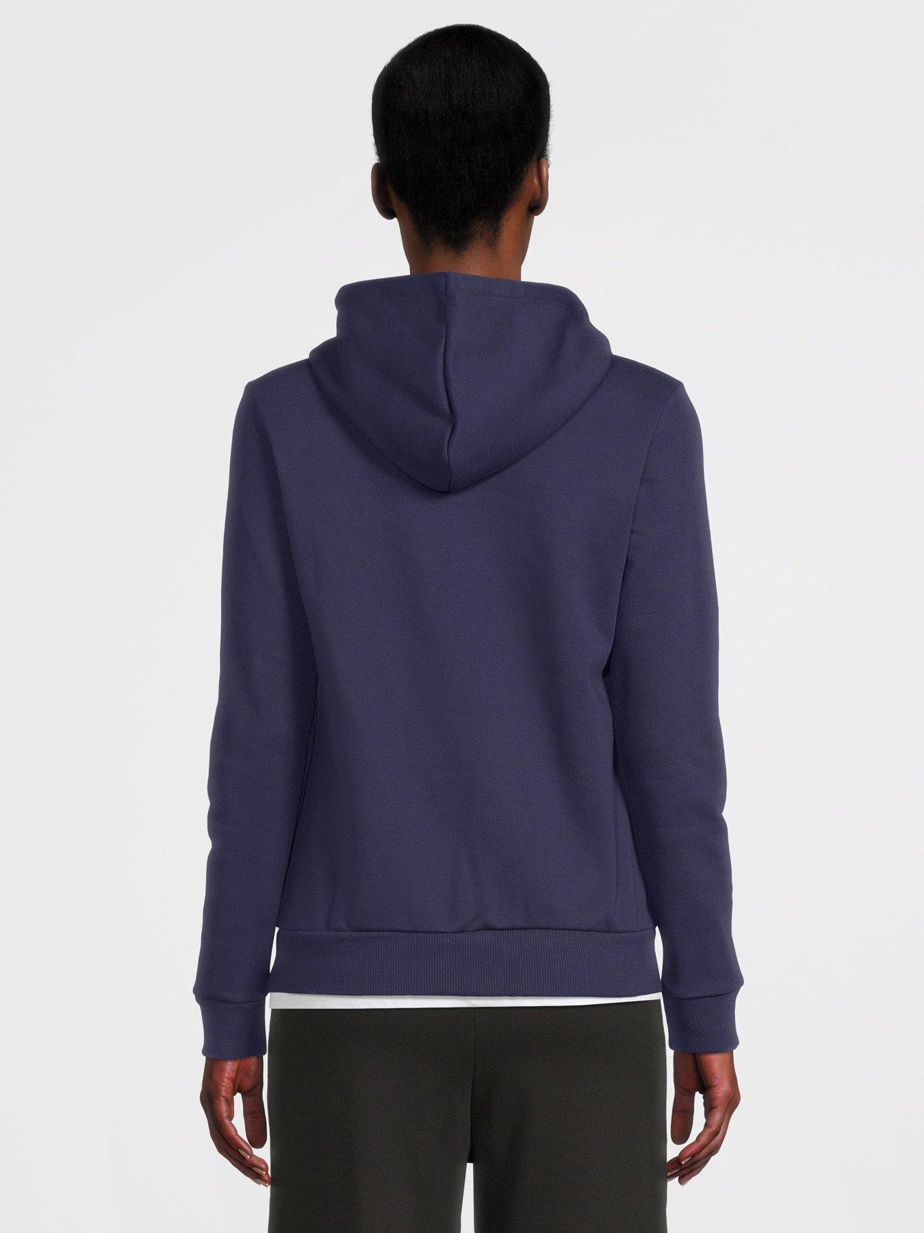 Puma Essentials Logo Hoodie - Navy | very.co.uk