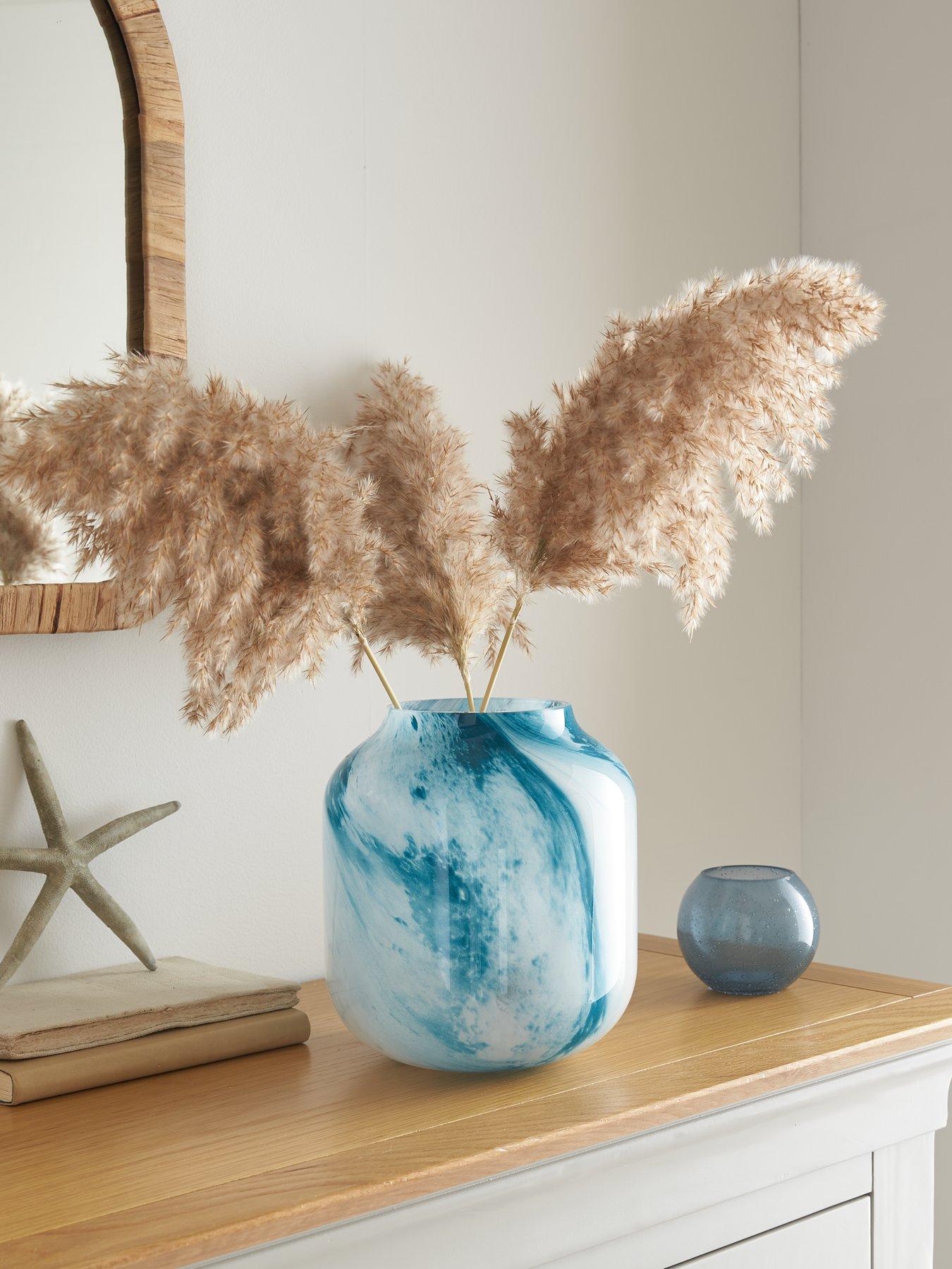 Very Home Swirl Art Glass Vase