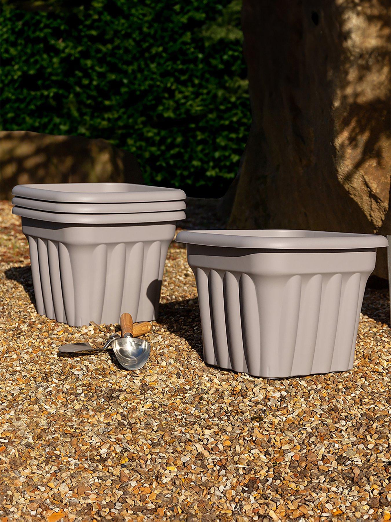 Wham Set of 4 Vista 40cm Square Planter