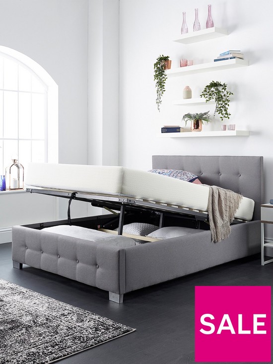 stillFront image of aspire-end-lift-up-linen-ottoman-bed-grey
