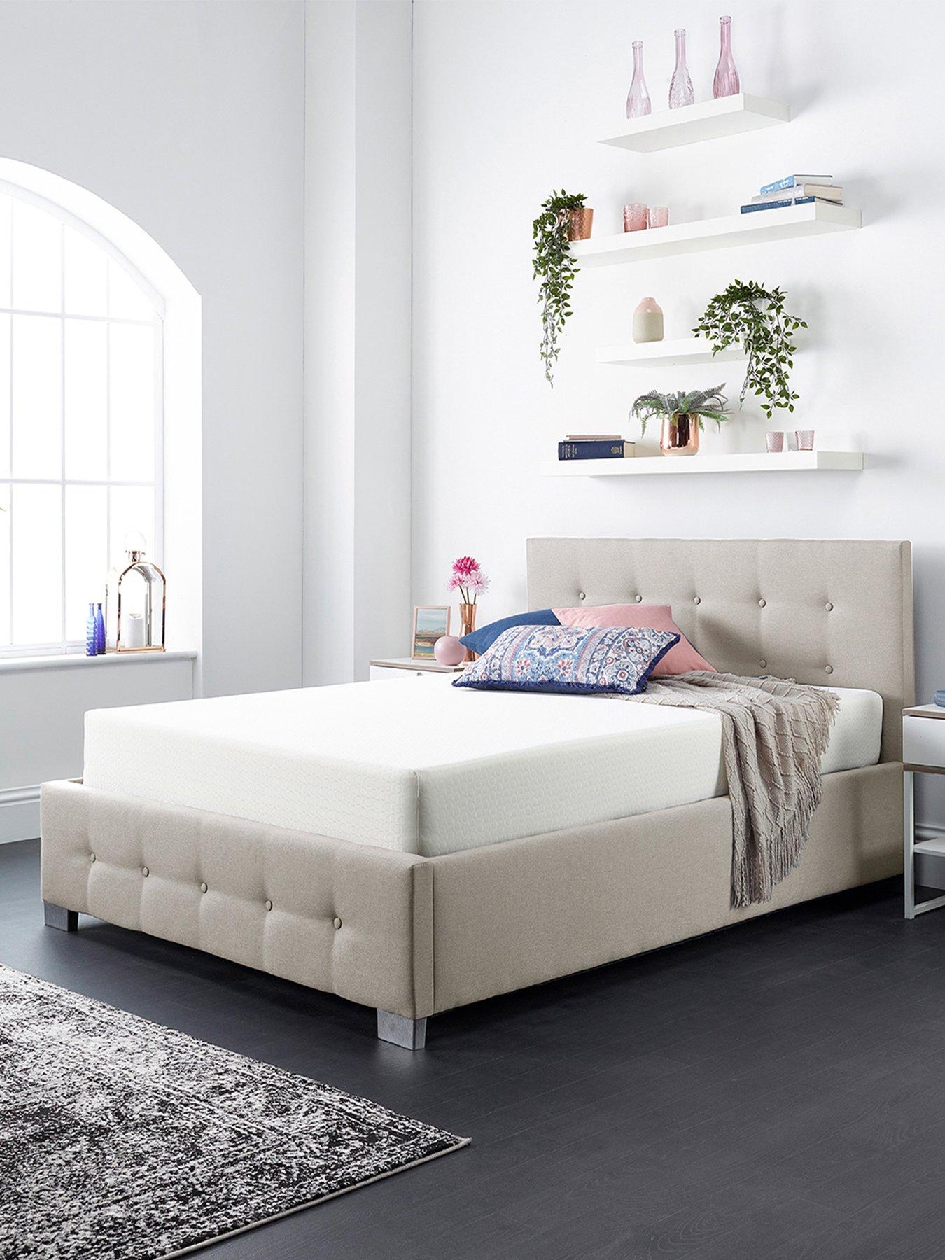 Image 3 of 5 of Aspire End Lift Up Linen Ottoman&nbsp;Bed - Natural