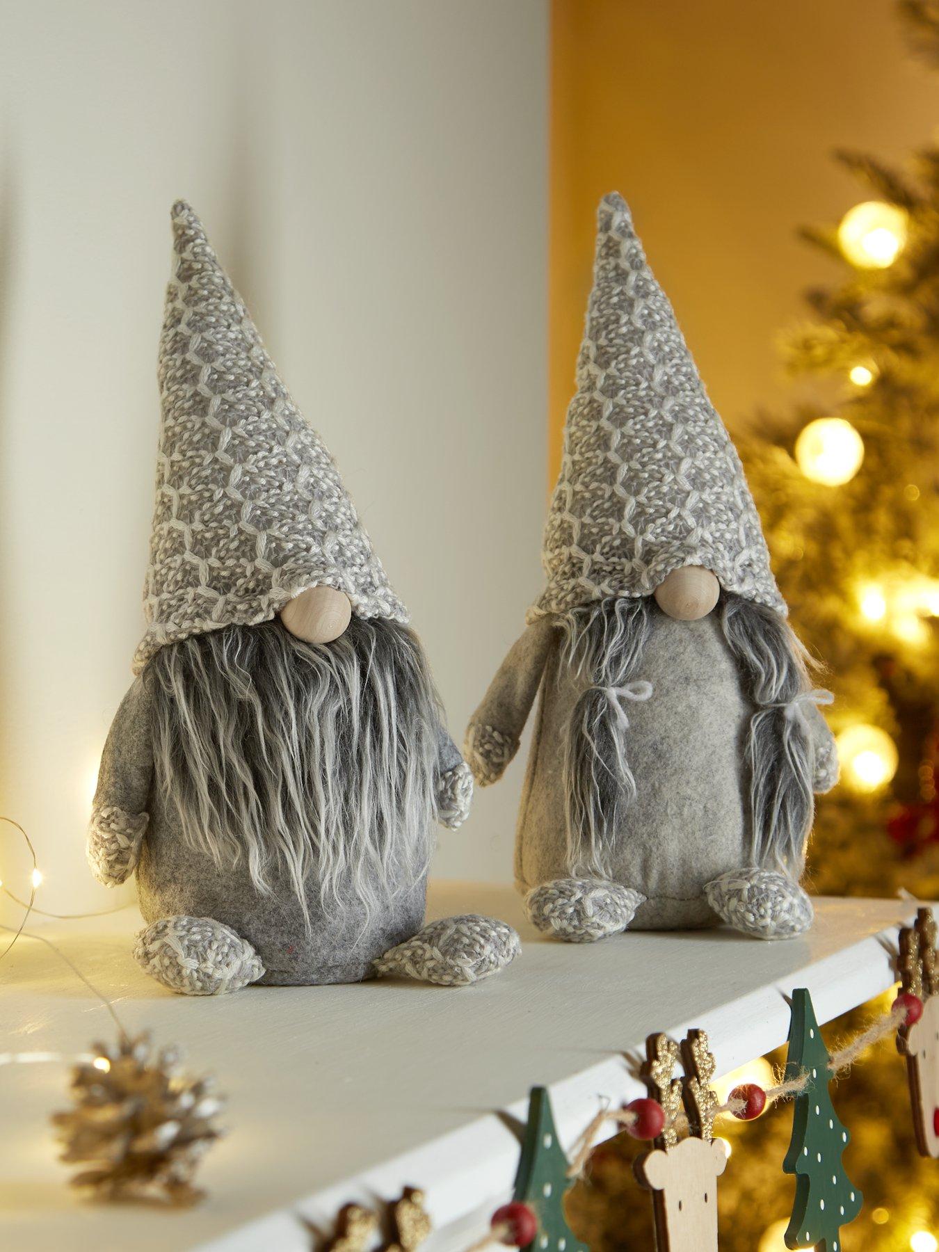 undefined Set of 2 Sitting Gonk Christmas Decorations