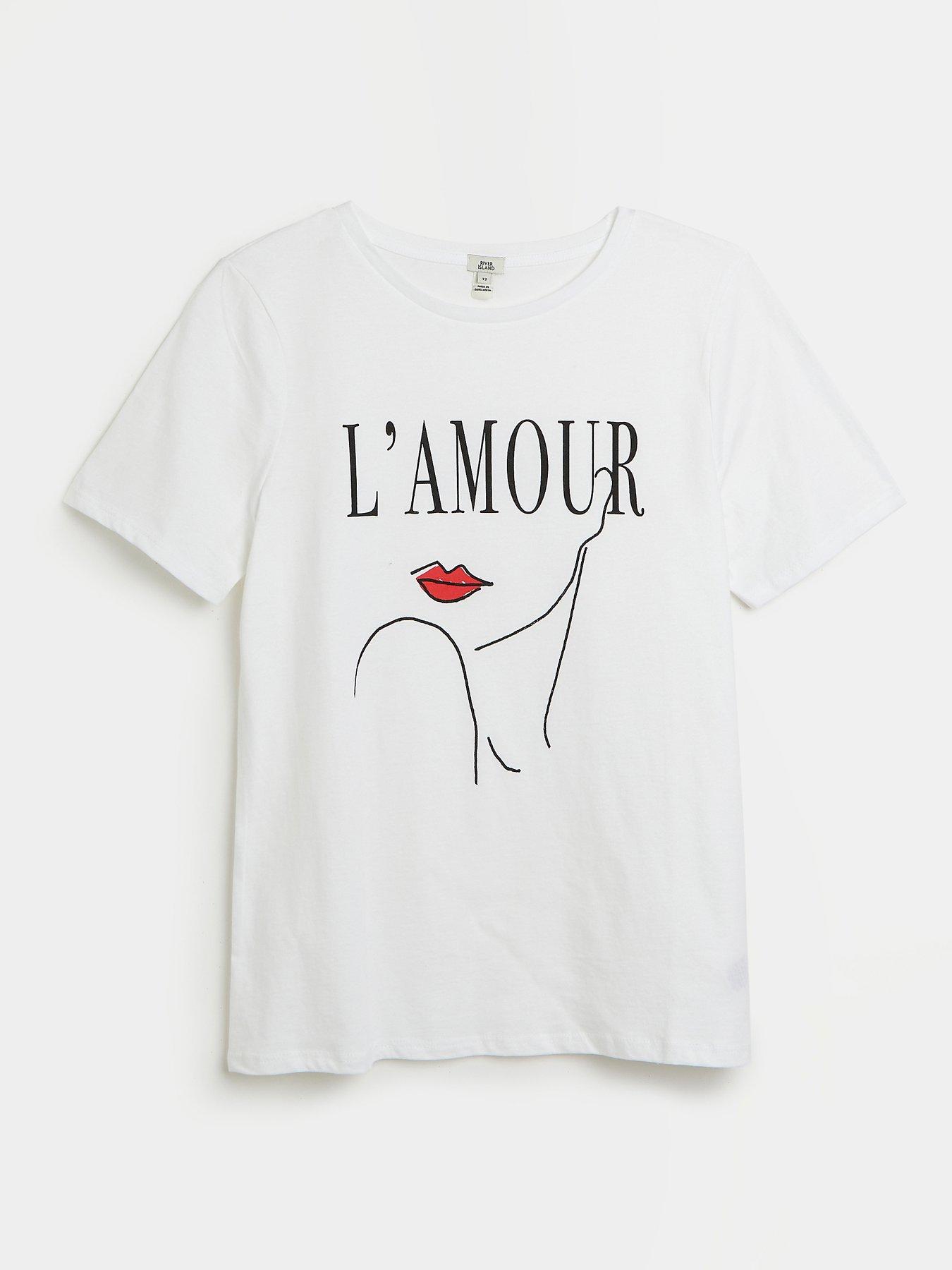 river island l amour t shirt