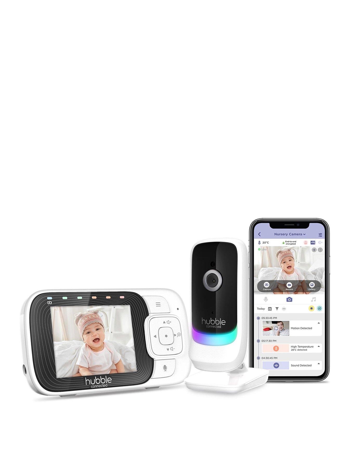 Hubble Nursery Pal Essentials Smart 2.8&Rdquo; Baby Monitor With Fixed Camera