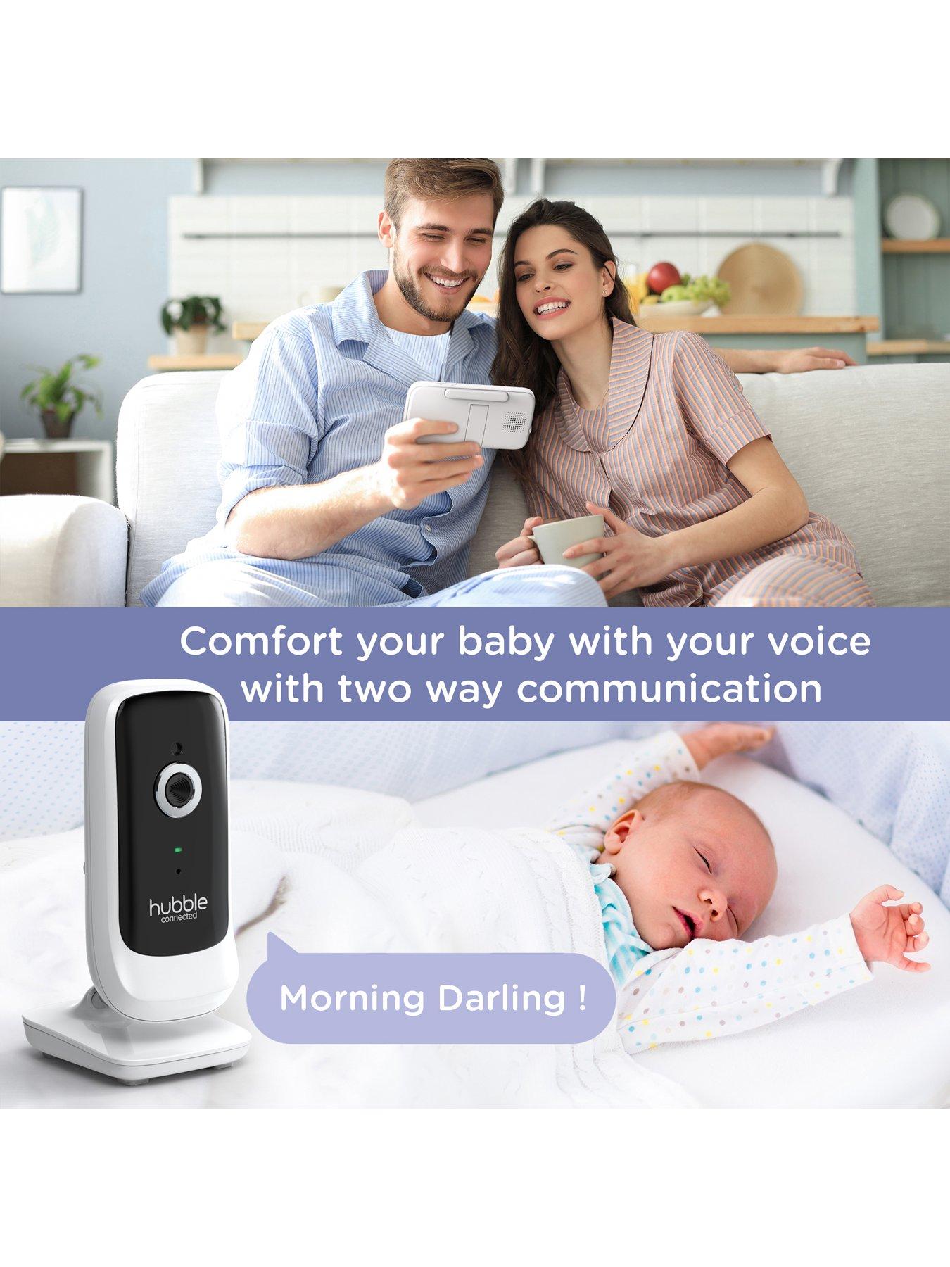 Baby monitor with store two way communication