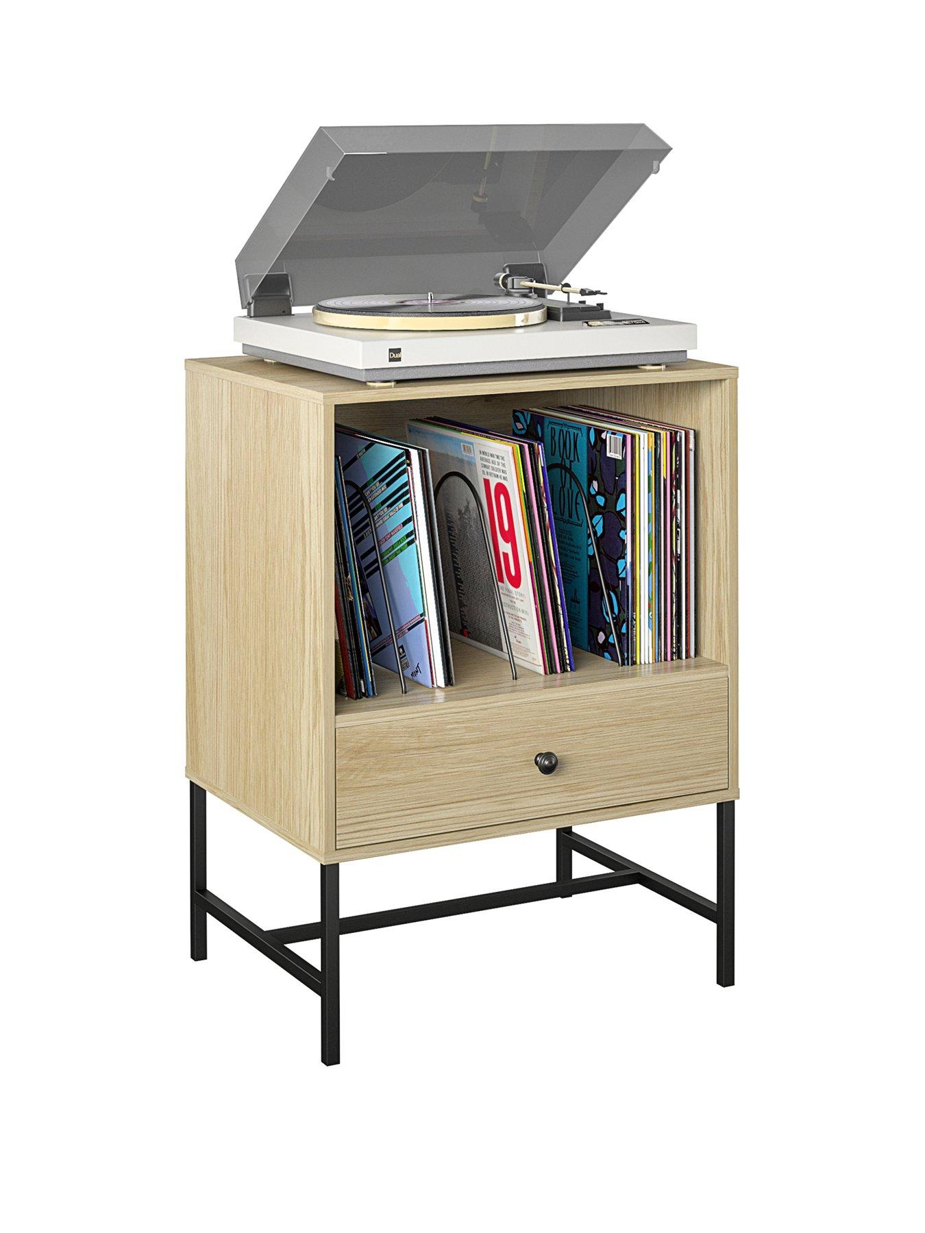 Image 2 of 6 of Dorel Home Tamlin Record Stand