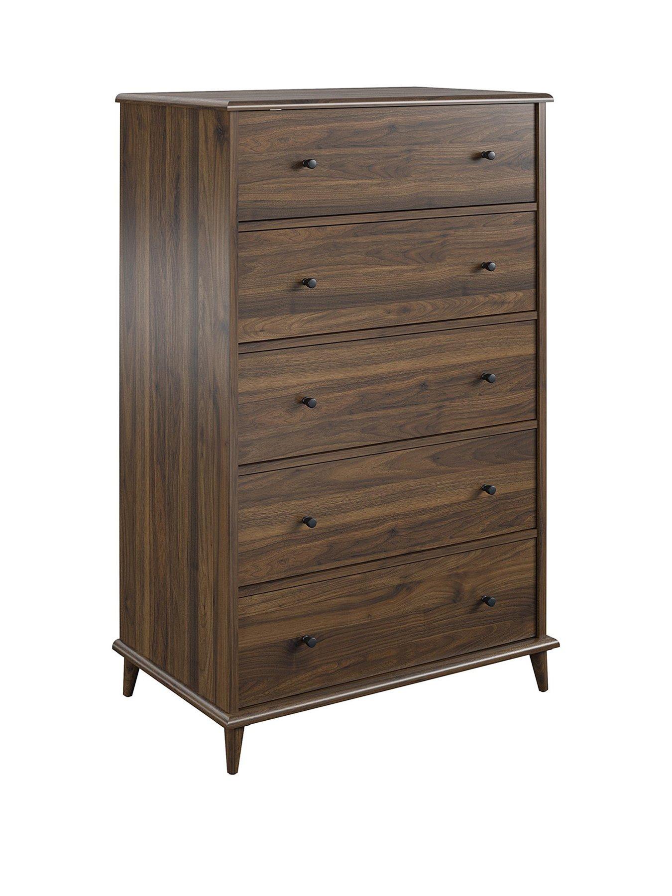 Product photograph of Queer Eye Farnsworth 5 Drawer Chest from very.co.uk