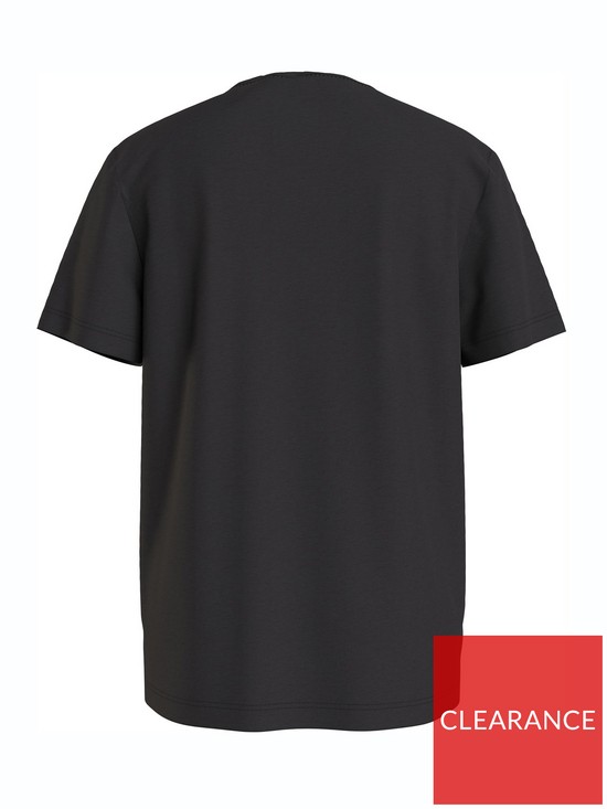 outfit image of calvin-klein-jeans-kids-monogram-logo-t-shirt-black