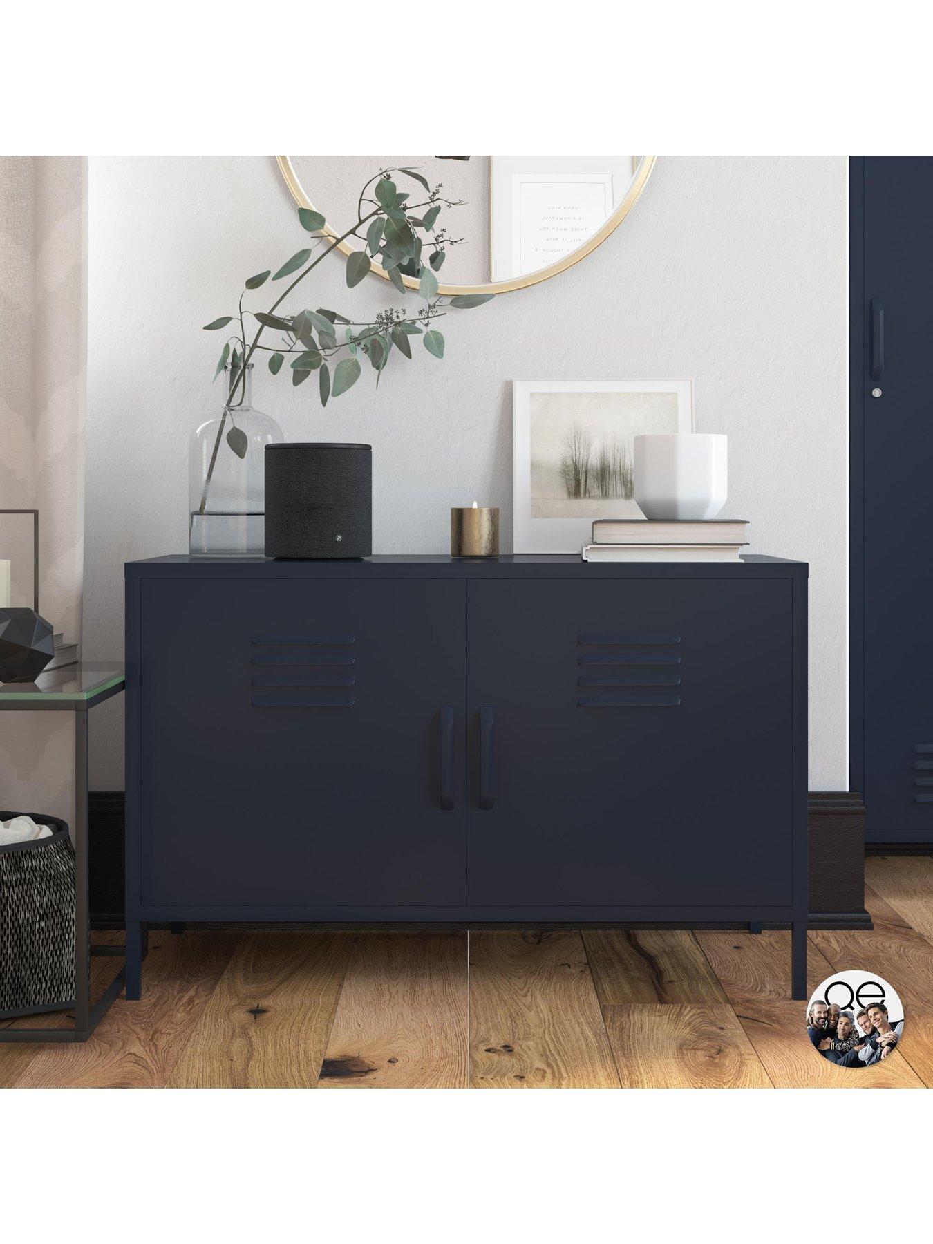 undefined Bradford 2 Door Metal Accent Cabinet