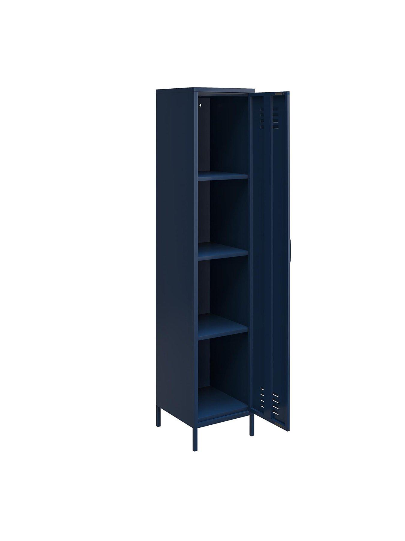 Image 3 of 6 of Dorel Home Bradford Single Metal Storage Cabinet