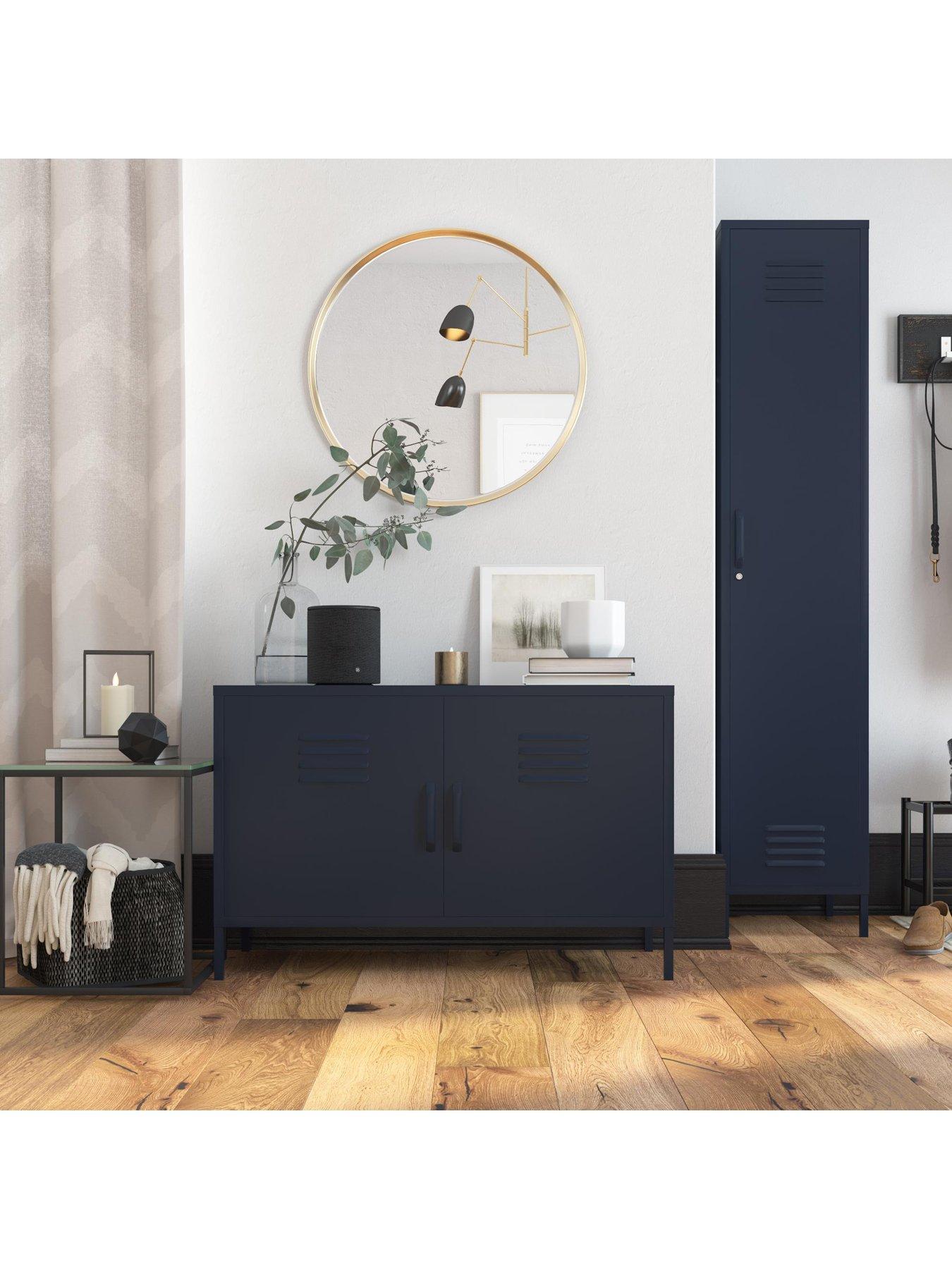 Image 4 of 6 of Dorel Home Bradford Single Metal Storage Cabinet