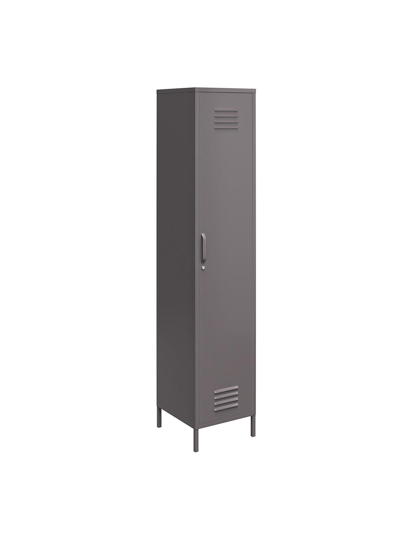 Image 5 of 6 of Dorel Home Bradford Single Metal Storage Cabinet