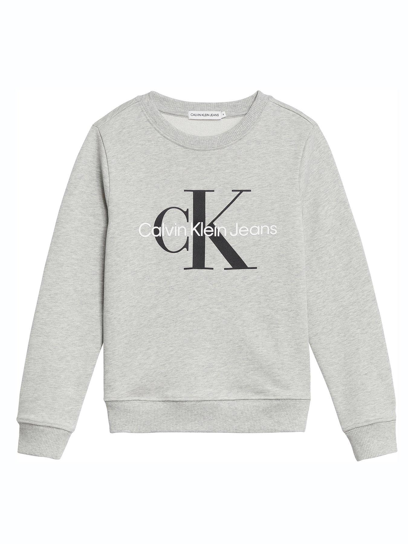 Calvin Klein Calvin Klein Boys Monogram Logo Crewneck T-Shirt