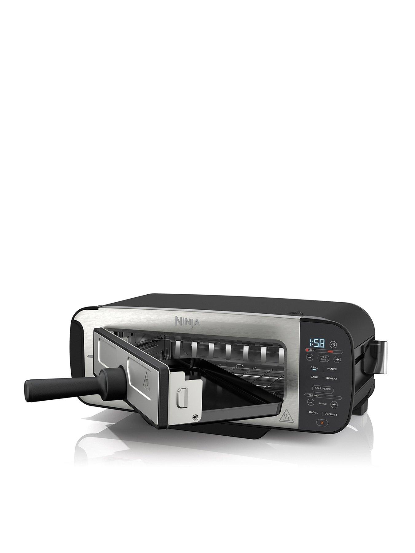 NINJA Foodi 3-in-1 Toaster, Grill  &  Panini Press ST200UK - Black