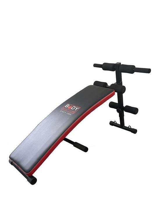front image of body-sculpture-foldable-adjustable-sit-up-bench