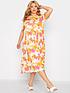  image of yours-clothing-bright-floral-tshirt-dress