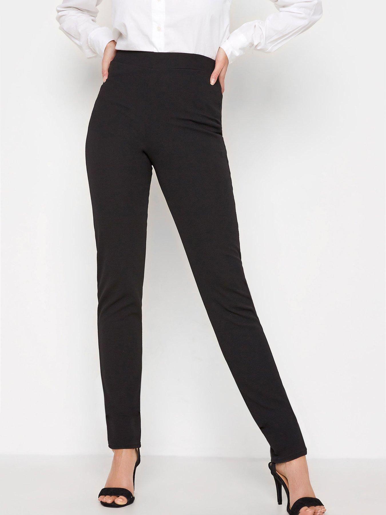 Tall black 2024 trousers womens