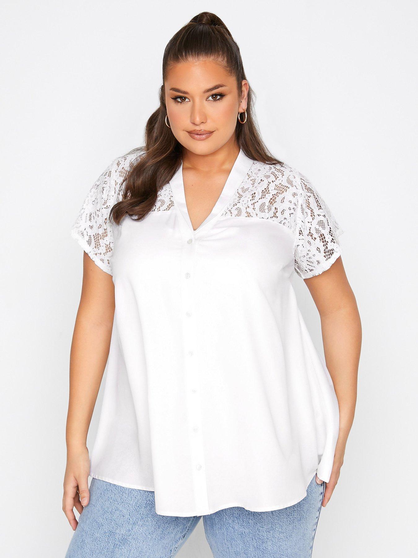 White t shirt blouse new arrivals