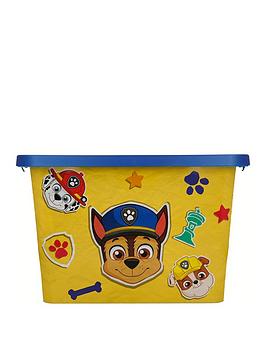 Product photograph of Paw Patrol Storage Click Box - 7l from very.co.uk