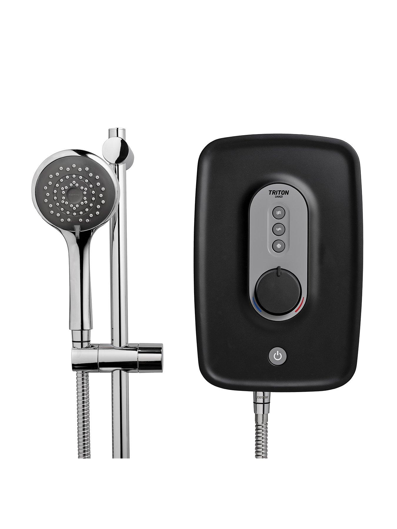 Black on sale electric shower