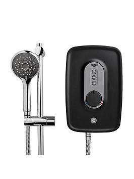 Product photograph of Triton Danzi 8 5kw Electric Shower - Black from very.co.uk