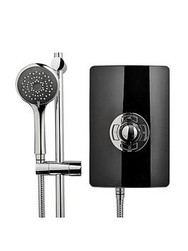Product photograph of Triton Collection Ii 8 5kw Electric Shower - Black Gloss from very.co.uk