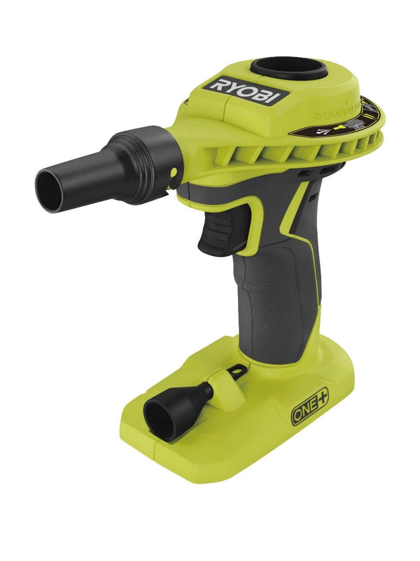 Product photograph of Ryobi R18vi-0 18v High Volume Inflator Body Only from very.co.uk