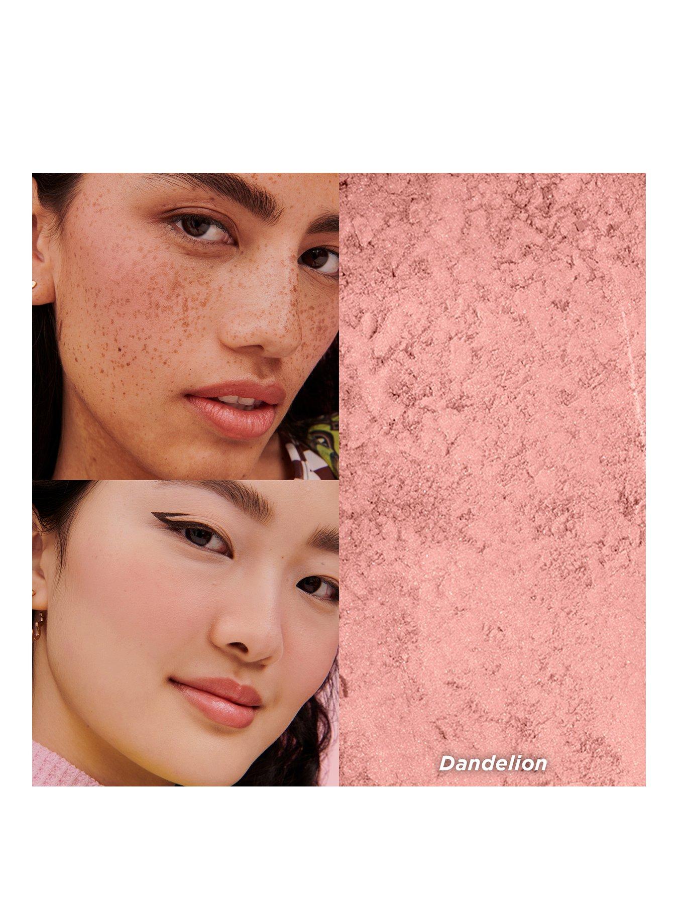 Image 2 of 6 of Benefit Wanderful World Blushes Dandelion Baby-Pink Blusher &amp; Brightening Finishing Face Powder