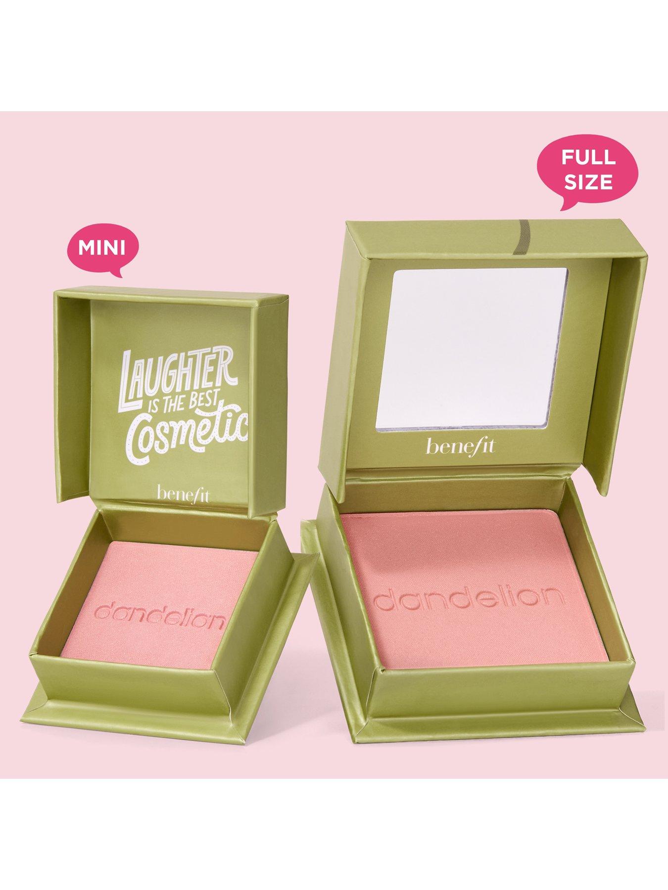 Image 3 of 6 of Benefit Wanderful World Blushes Dandelion Baby-Pink Blusher &amp; Brightening Finishing Face Powder