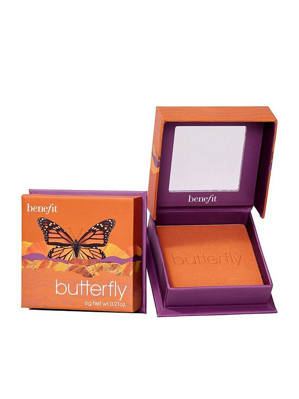 Image 1 of 5 of Benefit Wanderful World Blushes Butterfly Golden Orange Powder Blusher