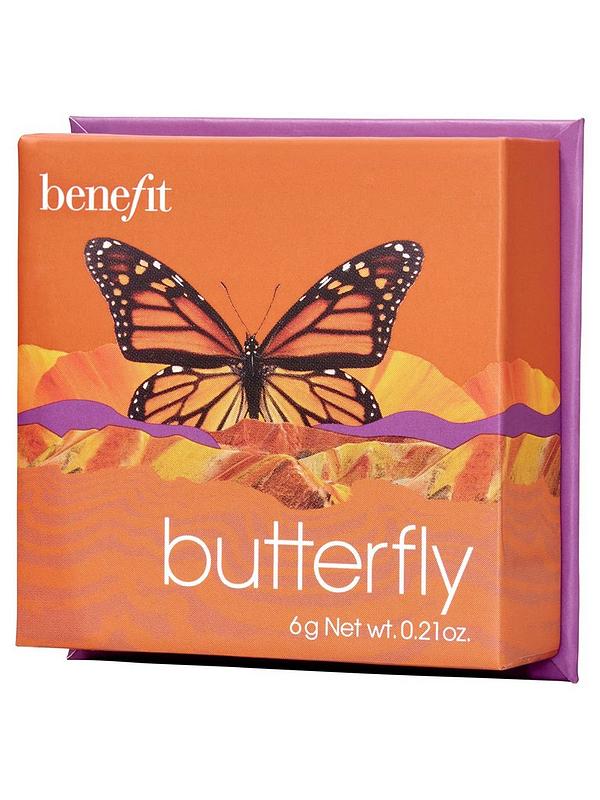 Image 3 of 5 of Benefit Wanderful World Blushes Butterfly Golden Orange Powder Blusher