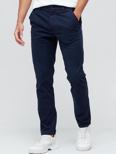 kenzo-tapered-logo-patch-trousers-navy