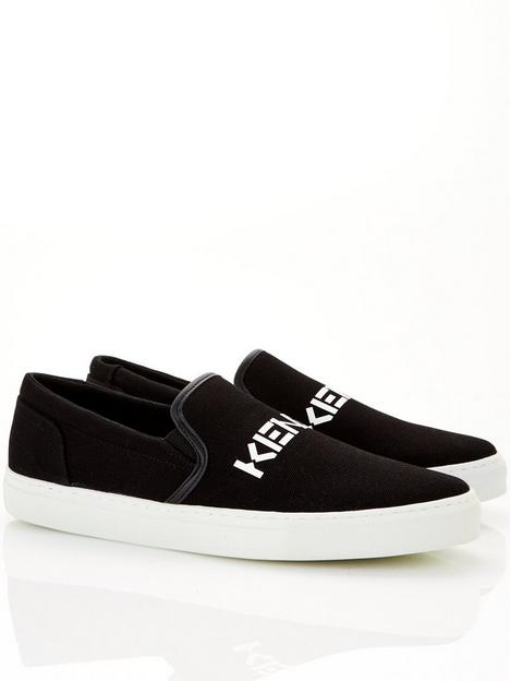 kenzo-mens-k-skate-logo-slip-on-trainers-black