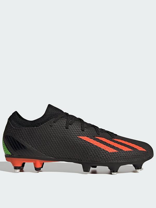 Inmunidad Medicina revisión adidas Mens X Speedportal.3 Soft Ground Football Boots - Black | very.co.uk
